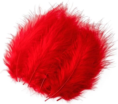 50pcs 4-6 بوصات رقيقة من تركيا ريشة أصفر ماربو للحرف الحرف Dreamcatcher Fring in Kuwait