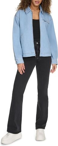Levi's Women's Zip Up Utility Jacket with Collar in Saudi Arabia