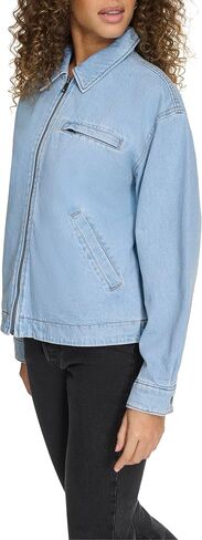 Levi's Women's Zip Up Utility Jacket with Collar in Saudi Arabia