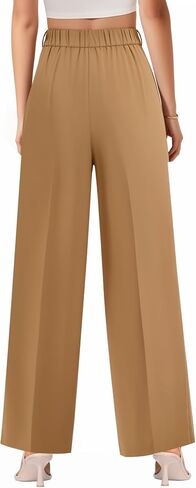 CLOZOZ Wide Leg Pants Women's High Waisted Work Trousers Regular for Office Business Casual in Saudi Arabia