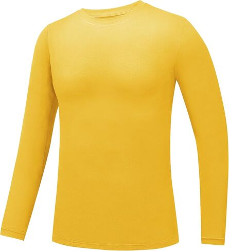 2T to Youth Boys Compression Shirt Toddler Kids Long Sleeve Baseball Football Undershirt Girls Quick Dry Athletic Base Layer in Saudi Arabia