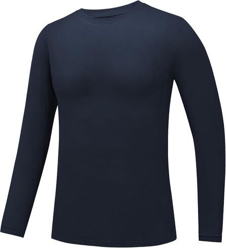 2T to Youth Boys Compression Shirt Toddler Kids Long Sleeve Baseball Football Undershirt Girls Quick Dry Athletic Base Layer in Saudi Arabia