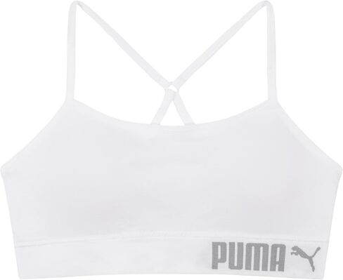 PUMA Girls' 2 Pack Super Soft Seamless Bralette in Saudi Arabia