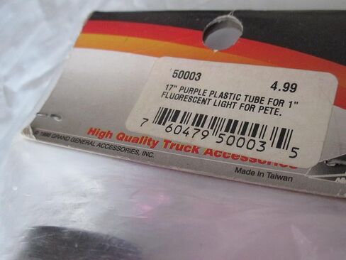 Grand General 50004 17 Inch Red Plastic Tube for 1 Inch Fluorescent Light for Pete in Saudi Arabia