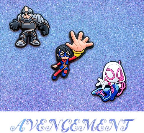 Cute Superhero Shoe Charms for Clog Sandals in Saudi Arabia