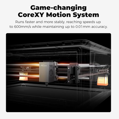 Falcon2 Pro 40W Enclosed Laser Engraver with Air Assist, Pilot Technology, Built-in Camera, Class 1 Laser Cutter and Engraver Machine for Wood, Metal, Batch Prodcuction, Engraving Area 400 * 415mm in Kuwait