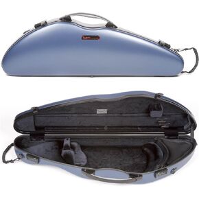 Bam Slim Hightech 4/4 Violin Case, Navy Blue