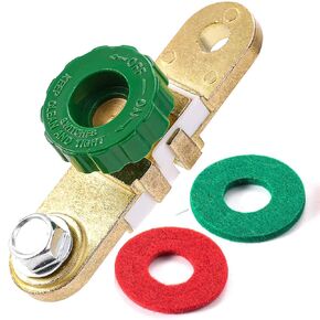 Quick Battery Disconnect Switch Side Post with Anti Corrosion Washers - Battery Isolator Switch - for Car Truck Marine RV Electrical Equipment 12V/125A Reliable Shut/Cut Off Switch by AUTOMAJOR