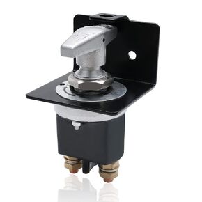 MaySpare Battery Disconnect Switch with Locking Plate,500A Battery Kill Switch,12V-36V Battery Doctor Polarity Negative for Cars, RV, Boat-Fixed Handle Isolator, Waterproof