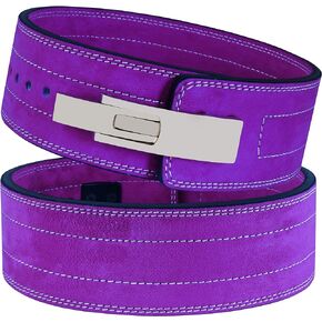 Lever Weight Lifting Leather Belt - 10mm Powerlifting Lever Belt for Men & Women - Lower Back Support Weightlifting Belt for Powerlifting, Deadlifts, Squats