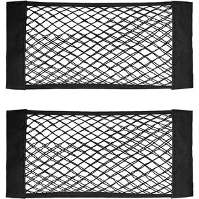 Cargo Nets for SUV, Heavy Duty Stretchable Car Trunk Storage Net with Hooks,43 x 16 inch Cargo Netting for SUVs, Cars and Trucks