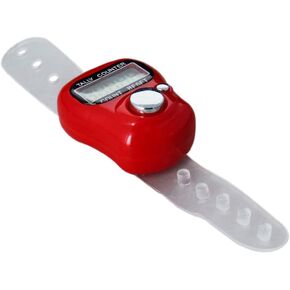 Utoolmart Plastic Finger Hand Tally Counter Digital Pitch Counter Clicker Handheld Mechanical for Counting Buddha, Various Statistics