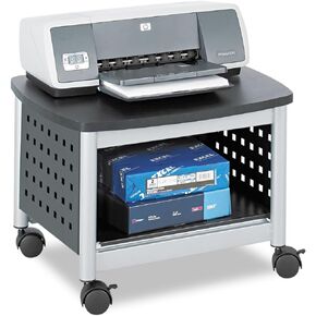 Safco Products Underdesk Multi Functional Stand - 1855BL, Powder Coated Steel, Swivel Wheels, Holds 100 lb - Home Orginization Solutions
