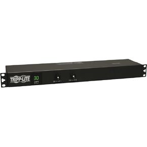 Tripp Lite 2.9kW Metered Rackmount PDU with Isobar Surge Protection, 120V, 3840 Joules, 12 Outlets Standard 5-15/20R, 15 ft / 4.5M L5-30P Power Cord, TAA Compliant, 2-Year Warranty (PDUMH30-ISO)