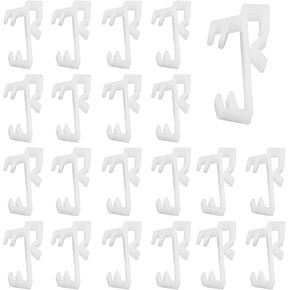 20PCS Blind Valance Clips, Valance Clips for Window Blinds, Plastic Clips for 1 Inch Blinds