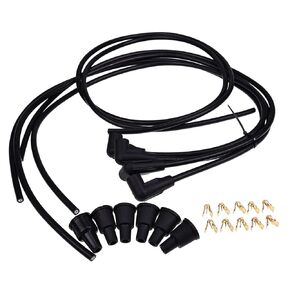 4 Cylinder Universal Spark Plug Wire Set CPN12259 9N12259B Compatible with Ford/New Holland Tractor Models 2000 2N 4000 501 541 600 601