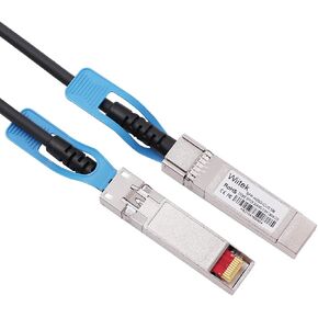 كابل Twinax 25 جيجا بايت SFP28 DAC، كابل نحاسي سلبي 1 متر 25GBASE-CR SFP28، متوافق مع Cisco SFP-H25G-CU1M، Ubiquiti، Juniper، Mellanox، Mikrotik، Netgear، Supermicro، مفاتيح مفتوحة المصدر in Kuwait