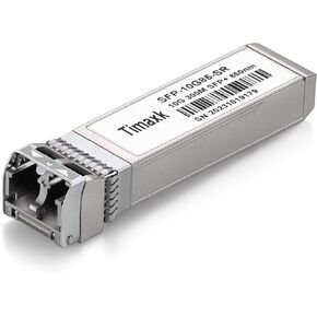 10GBase-SR SFP+ Transceiver, SFP Multi-Mode Fiber LC Module, 10G 850nm MMF up to 300 Meters, Compatible with Cisco, Ubiquiti, Mikrotik, D-Link, Netgear, Qnap, Linksys and More