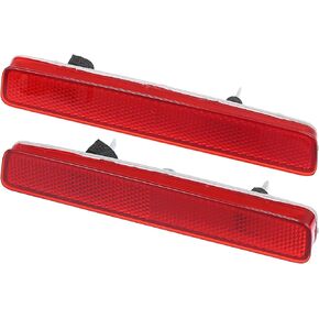 X AUTOHAUX 1 Pair Rear Bumper Reflector Side Marker for Toyota Prius 2014-2019 Bumper Reflector Strip No.81920-47010/81910-47010