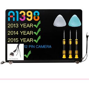 Seven Puppy Screen Replacement 15" for MacBook Pro Retina A1398 LCD Screen Display Assembly Late 2013/Mid 2014 EMC 2674 2745 2876 2881 (** do not fit A1398 2015 Year**) in Kuwait