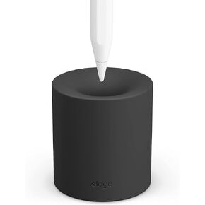 elago Pencil Stand Compatible with Apple Pencil (1st & 2nd Generation) and Apple Pencil (USB-C) and Any Tablet Stylus with or Without Pencil Case or Sleeve, Durable Silicone Stand [White]