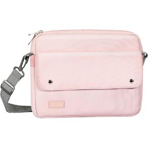 TiMOVO 9-11 Inch Tablet Sleeve Bag with Shoulder Strap Compatiable with iPad 10.2 2021-2019, iPad 10th Generation 2022, iPad Air 5/4 10.9, iPad Pro 11 2022-2018, Galaxy Tab S9/S8/A8/A7 2023, Pink