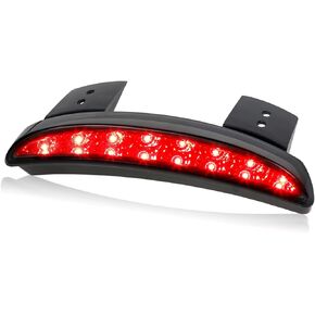 QUASCO Motorcycle Chopped Rear Fender Edge LED Brake Tail Light Turn Signals Taillight Compatible with Harley Sportster Iron 883 XL1200C XL1200L XL1200N XL1200R XL1200V XL1200X