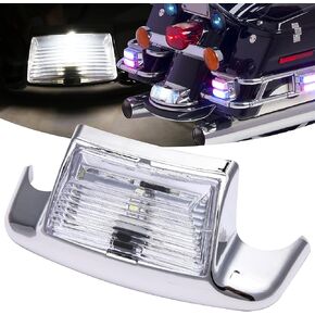 عدسة دخانية بطرف حاجز أمامي مصباح LED متوافق مع Electra Glide 1980-2013 Heritage Softail Classic FLSTC 1986-2008 in Kuwait