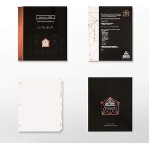 Ahh Hah! Organizer Kit: Home Records (Architectural Version) - Index Tabs for Three-ring Binder (Binder NOT included)