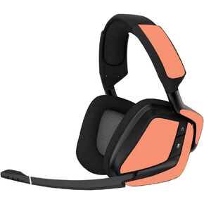 غلاف MightySkins متوافق مع سماعة الألعاب Corsair Void Pro - الخوخ الصلب | غطاء ملتف واقٍ ومتين وفريد ​​من نوعه من الفينيل | سهل التطبيق والإزالة وتغيير الأنماط | صنع في الولايات المتحدة الأمريكية