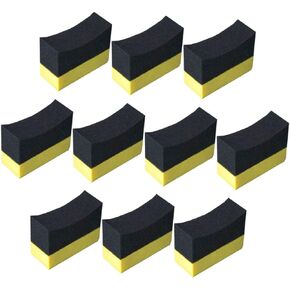 10pcs Car Wash Sponge Fast Drying Towel Decorative Towels Microfiber Towels for Cars Car Wash Scrubber Tire Applicator Pads Tire Scrubber Sponge Car Wax Applicator Cleaning Sponges