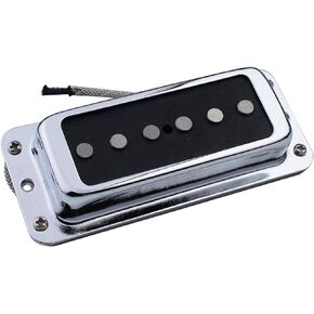 Guyker Alnico V Neck Pickup & Ring Assembly for Rickenbacker Guitar Replacement Parts Chrome