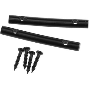 2PCS 45MM Metal Guitar String Retainer Bars String Tension Bars With Mounting Screws For Electric guitars (Black)