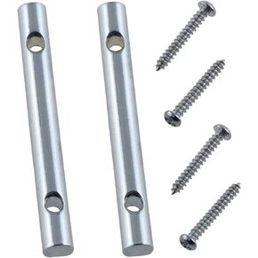 2pcs Guitar String Retainer Bar 44.8mm Guitar String Retainer Bar with Mounting Screws Metal Guitar Parts Accessories Guitar Tree Guide For Electric Guitars Parts