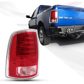 Tail Lights Compatible with Dodge Ram 1500 Tail Lights Assembly 2013-2018, Ram 2500 & 3500 Tail Light 2014-2018 New Upgrade LED Rear Light with Bulbs Right Passenger+Left Driver Side LH+RH