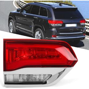 Right Inner Taillight Compatible with Jeep Grand Cherokee 2014-2021 Laredo/Limited/Overland/Summit Passenger Side Tail Light Lamp Assembly Replacement for 68110046AB CH2803105