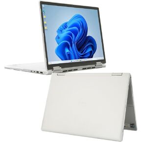 حافظة mCover متوافقة فقط مع كمبيوتر Dell Inspiron 7620 2 في 1 Inspiron 5620/5630 Clamshell Windows مقاس 16 بوصة (لا تناسب أي موديلات أخرى من Dell) - شفاف