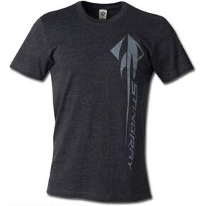 C7 Corvette Stingray Vertical T-Shirt: Heather Black