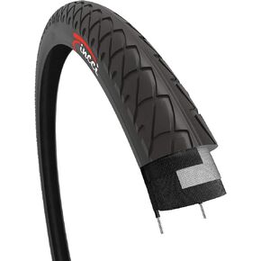 Fincci Leno Foldable Slick Bike Tire 26 x 1.95 Inch 50-559 for Road Street Cruiser Hybrid Bicycle
