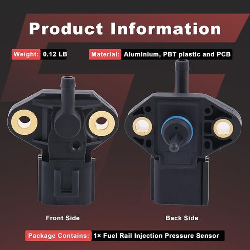 مستشعر ضغط حقن الوقود FPS5 متوافق مع Ford F150 F250 F350 F450 E150 E250 E350 Super Duty Mercury Lincoln (النماذج المحددة) 3F2Z9G756AC 0261230093 5S7254 in Kuwait