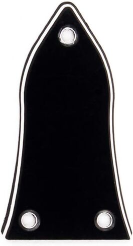 Milisten 3 Holes Truss Rod Cover for Electric Guitar Bass Guitar Replacement Accessories Black in Kuwait