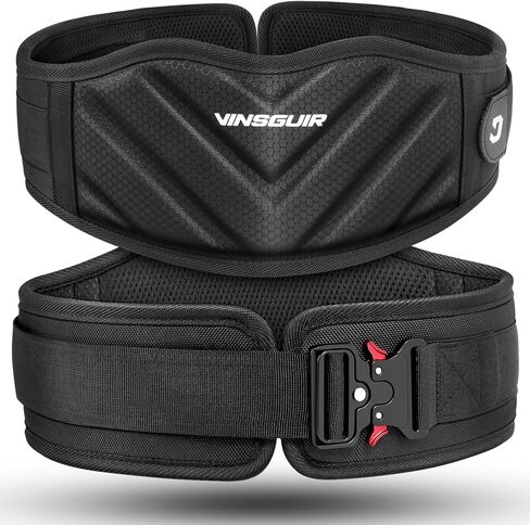 VINSGUIR Weight Lifting Belt for Men and Women, Quick Locking Weight Belt 6 Inch Gym Belt for Squats, Deadlift, Cross Training, Powerlifting in Kuwait