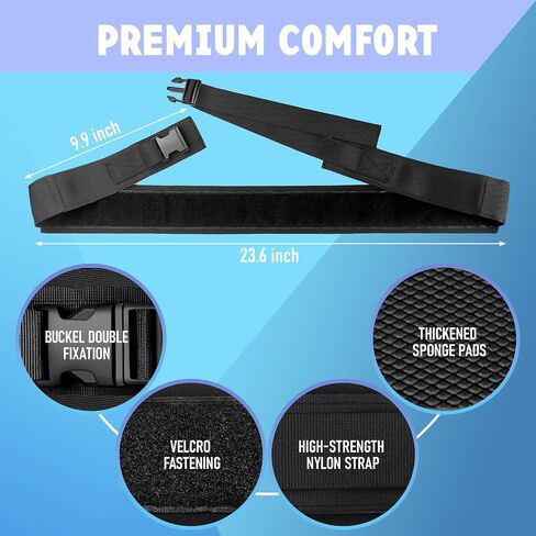 Hip Thrust Belt with Slip-Resistant Padding - Ideal for Gym, Home, and On-the-Go Workouts in Saudi Arabia