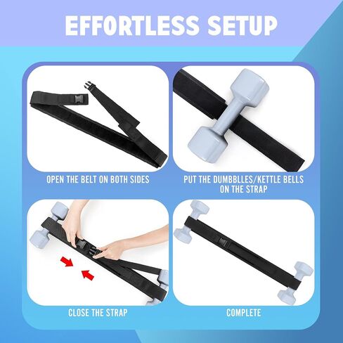 Hip Thrust Belt with Slip-Resistant Padding - Ideal for Gym, Home, and On-the-Go Workouts in Saudi Arabia