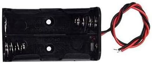 AA Battery Case Holder 1.5V, 6PCS DIY Battery Storage Boxes, AA 3 Bay Cell Battery Holder, 3 Slots in Parallel Black Plastic Batteries Case in Saudi Arabia