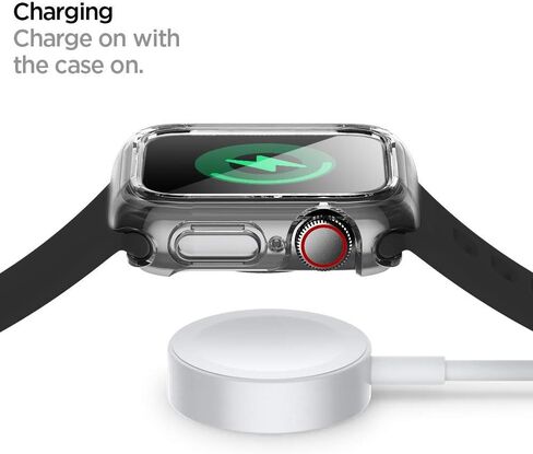 Spigen Ultra Hybrid مصمم لحافظة حماية شاشة Apple Watch Series SE2/6/SE/5/4 (40 ملم) - شفاف كريستالي in Kuwait