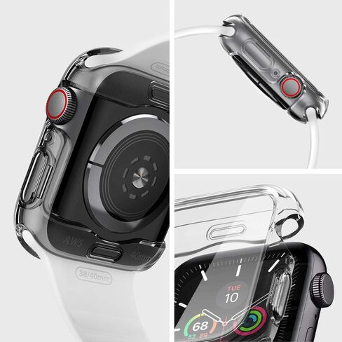 Spigen Ultra Hybrid مصمم لحافظة حماية شاشة Apple Watch Series SE2/6/SE/5/4 (40 ملم) - شفاف كريستالي in Kuwait