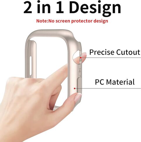 [20 Pack ] Hooglny Hard PC Protective Case Compatible for Apple Watch Series 4/5/6/SE 40mm, Edge Protector Bumper Cover Shell,Apple Watch Series SE Case Color Mix Set in Kuwait
