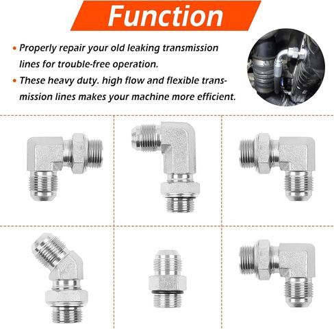 مجموعة خط تبريد ناقل الحركة، خراطيم تبريد ناقل الحركة 6.6 لتر، استبدال شديد التحمل لـ 2006-2010 Duramax Chevy GMC LLY LBZ LMM، متوافق مع ناقل الحركة Allison in Kuwait