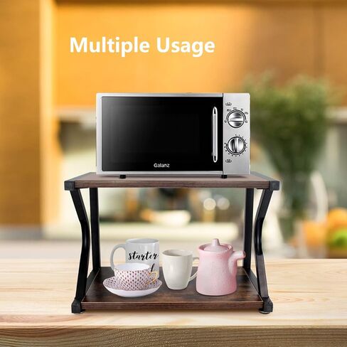 حامل طابعة Unistyle مع وسادات مضادة للانزلاق لتنظيم المساحة، وحامل سطح المكتب للطابعة كرف تخزين، ورف للكتب، وصينية مزدوجة الطبقات لتنظيم المكتب المنزلي in Kuwait